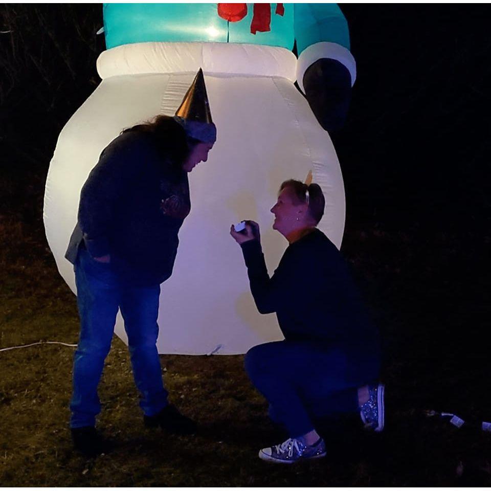 The proposal.... she said, "What?"