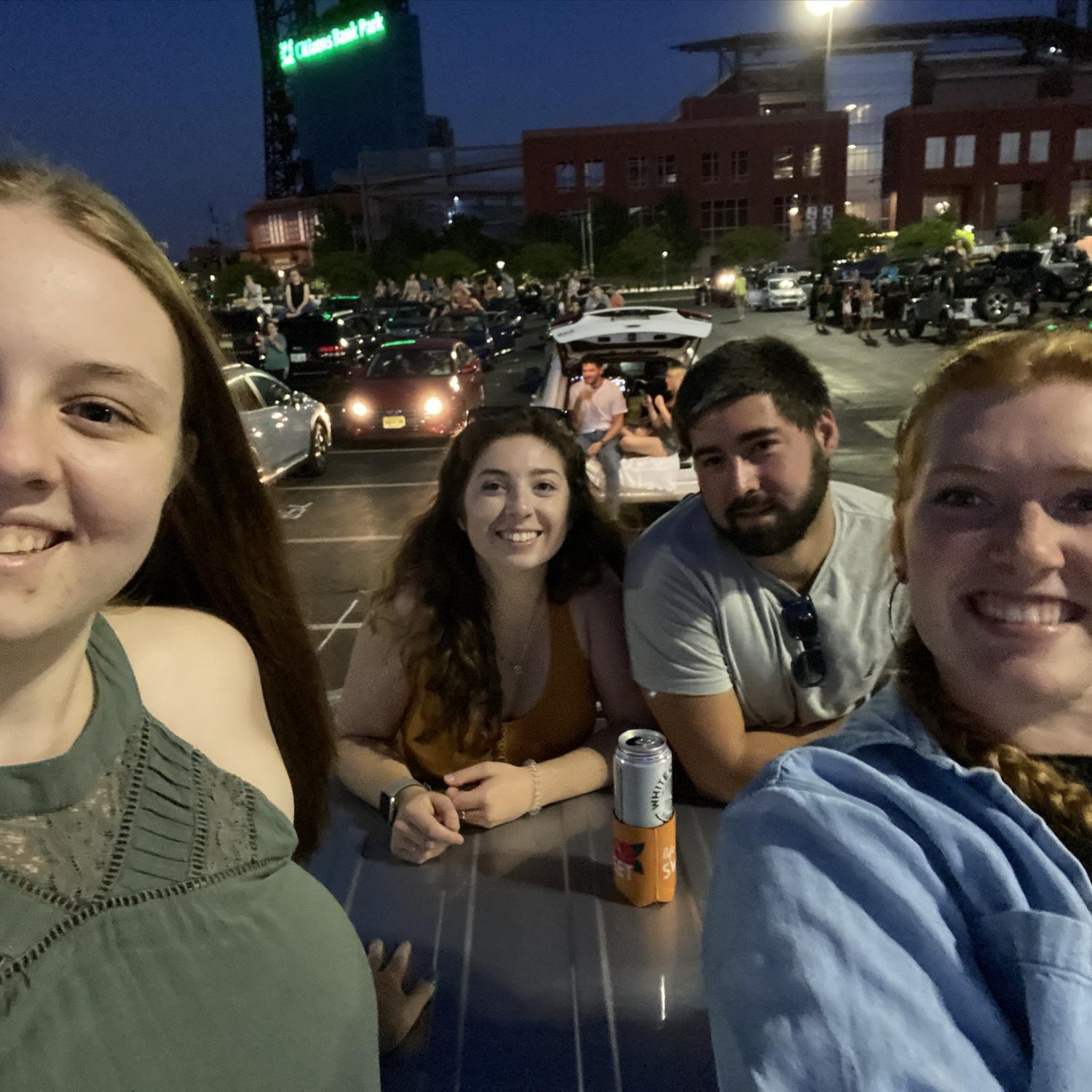Covid AJR concert in the car…what a wild time.