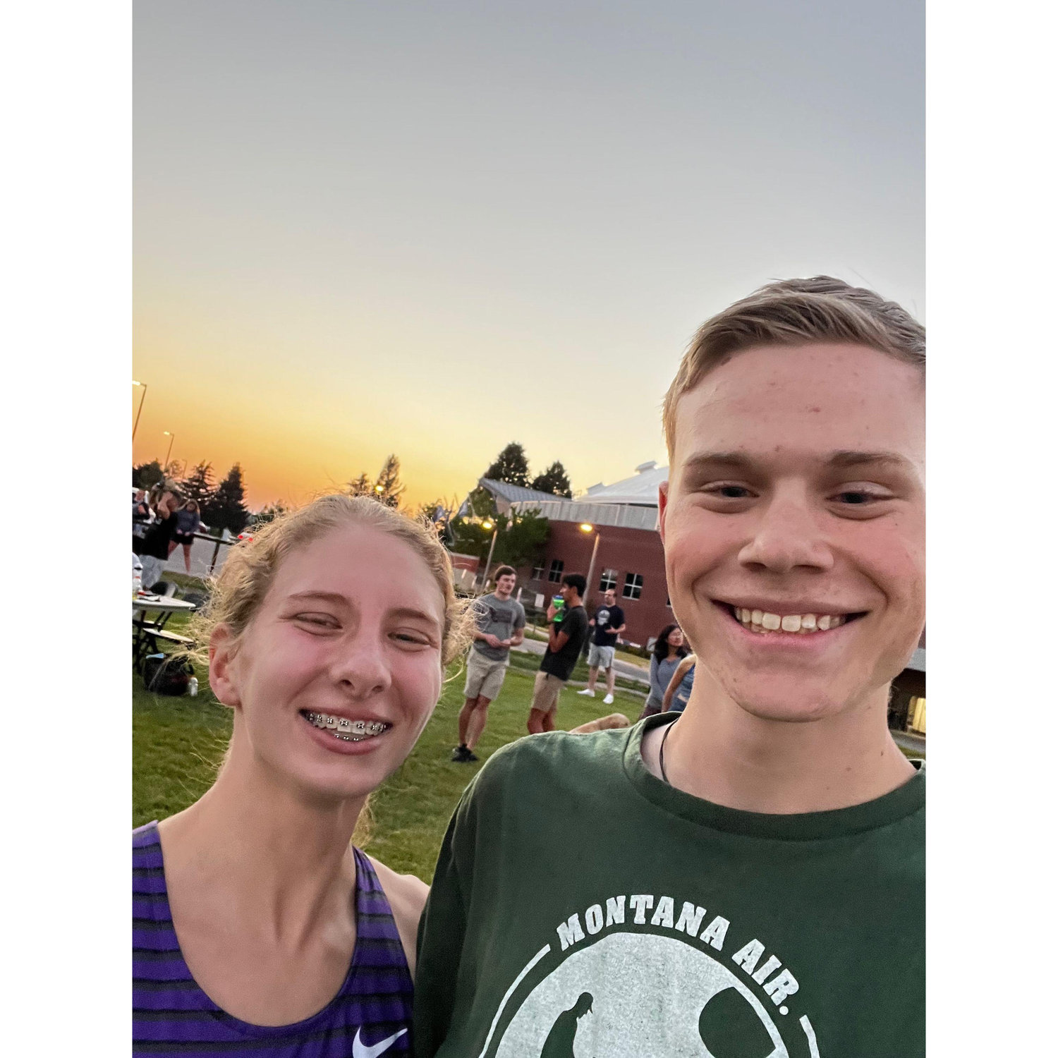 Aidan cheered on Sydney every race he could get to, from Missoula to Bozeman!