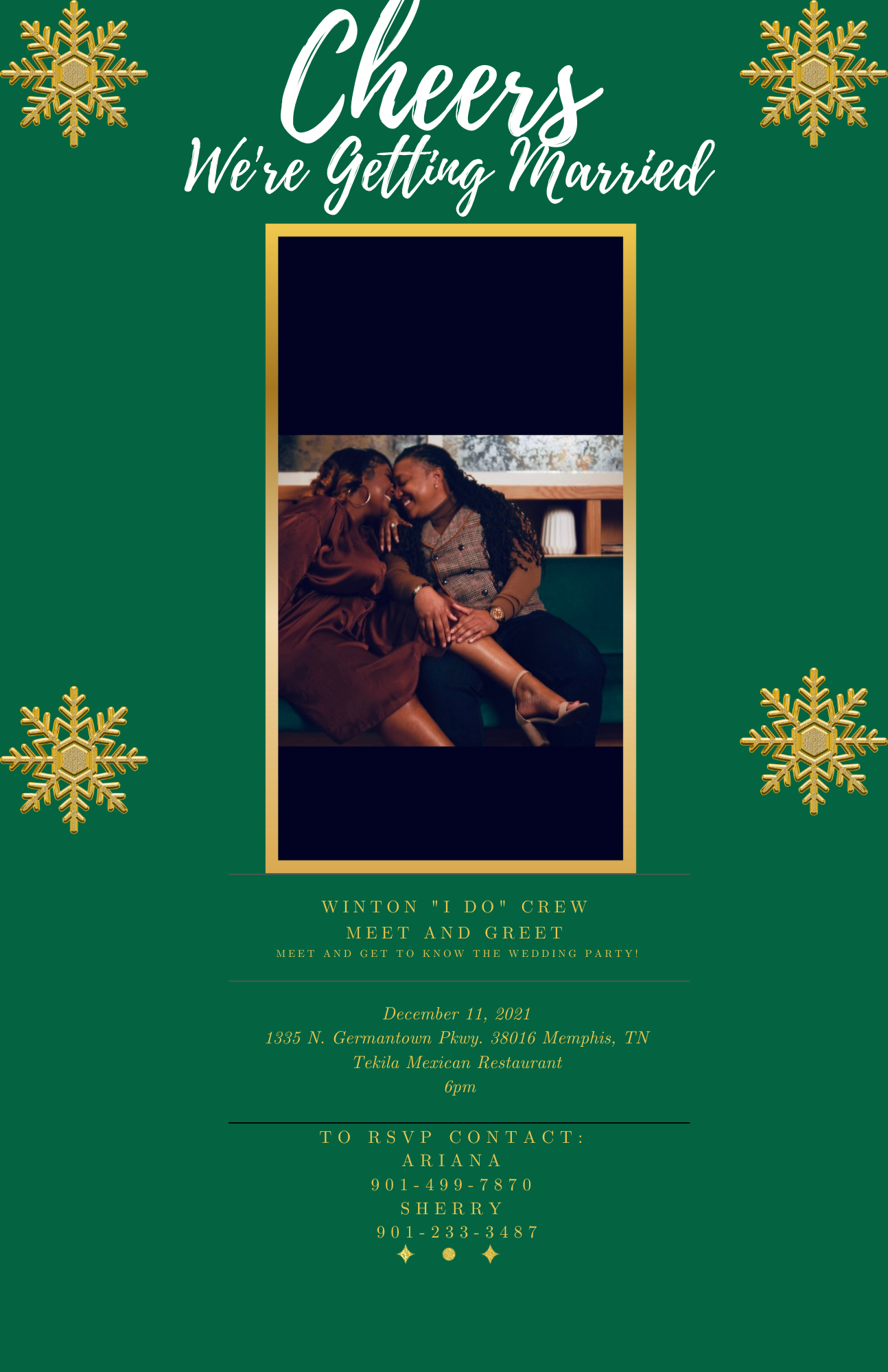 The Wedding Website of Ariana Guyton and Brandy Winton