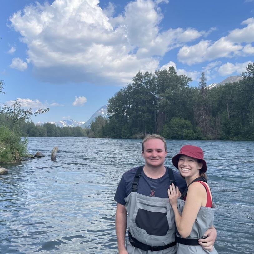 fly fishing at Cooper Landing, AK
June 2022