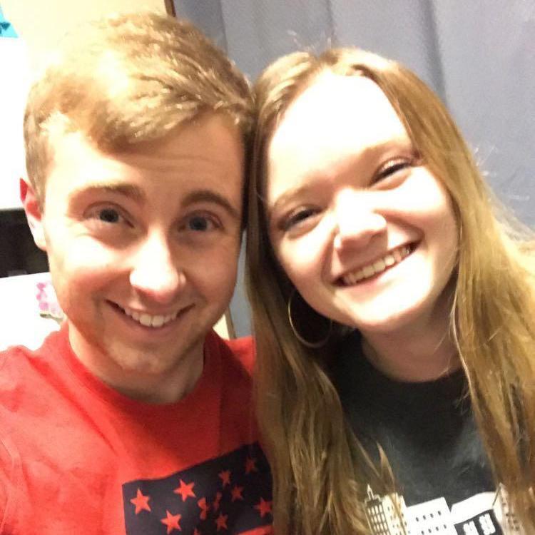 This was our first picture we ever took together, it was on our very first date! We look so young! (January 16th, 2020)