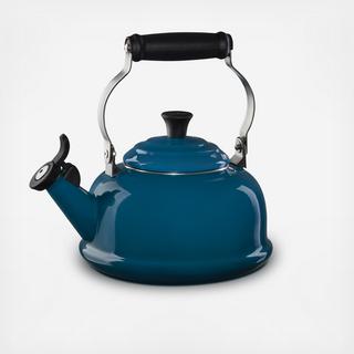 Whistling Steel Kettle with Porcelain Enamel Finish