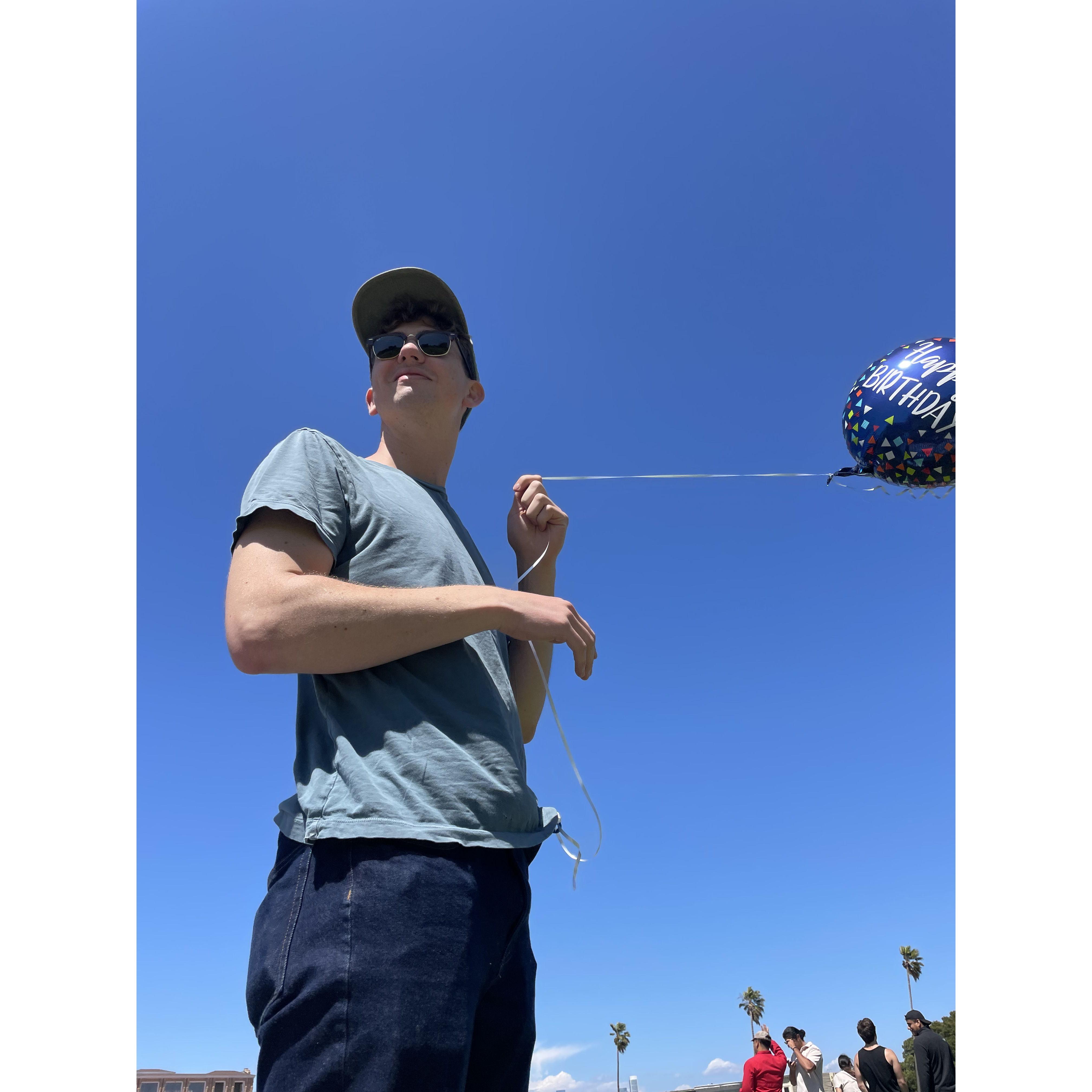 The birthday boy