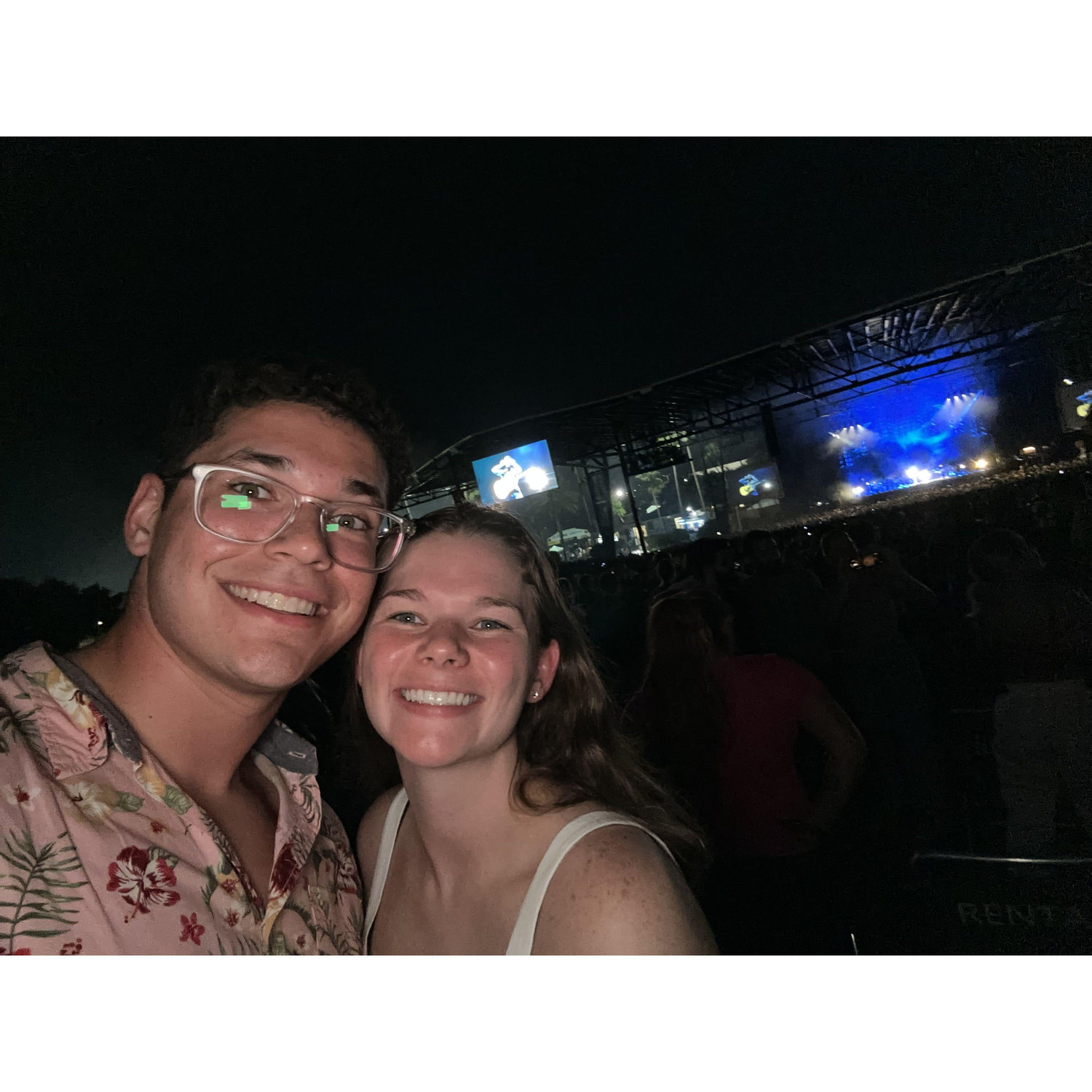 Post Malone in West Palm after a visit with Yla. Yes they drove all the way home late in the night for Mak to work the next day!