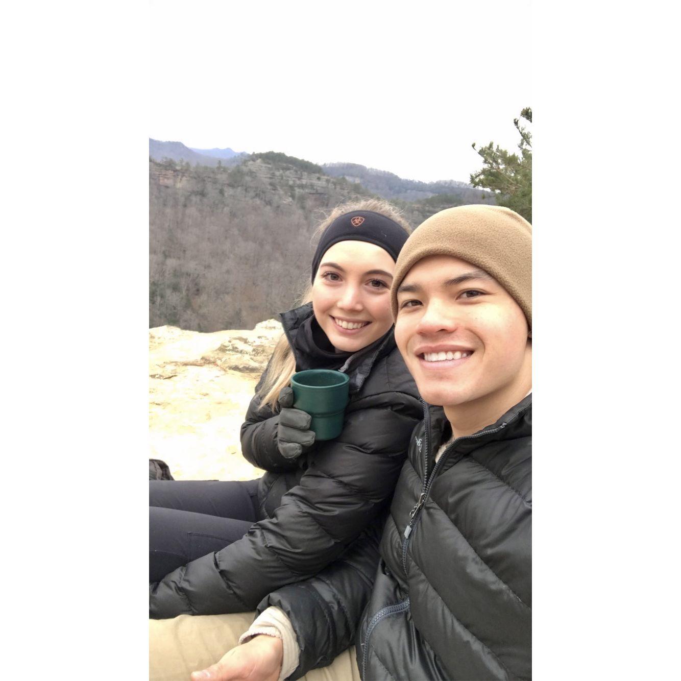 Hiking in the Red River Gorge, Kentucky, 2021