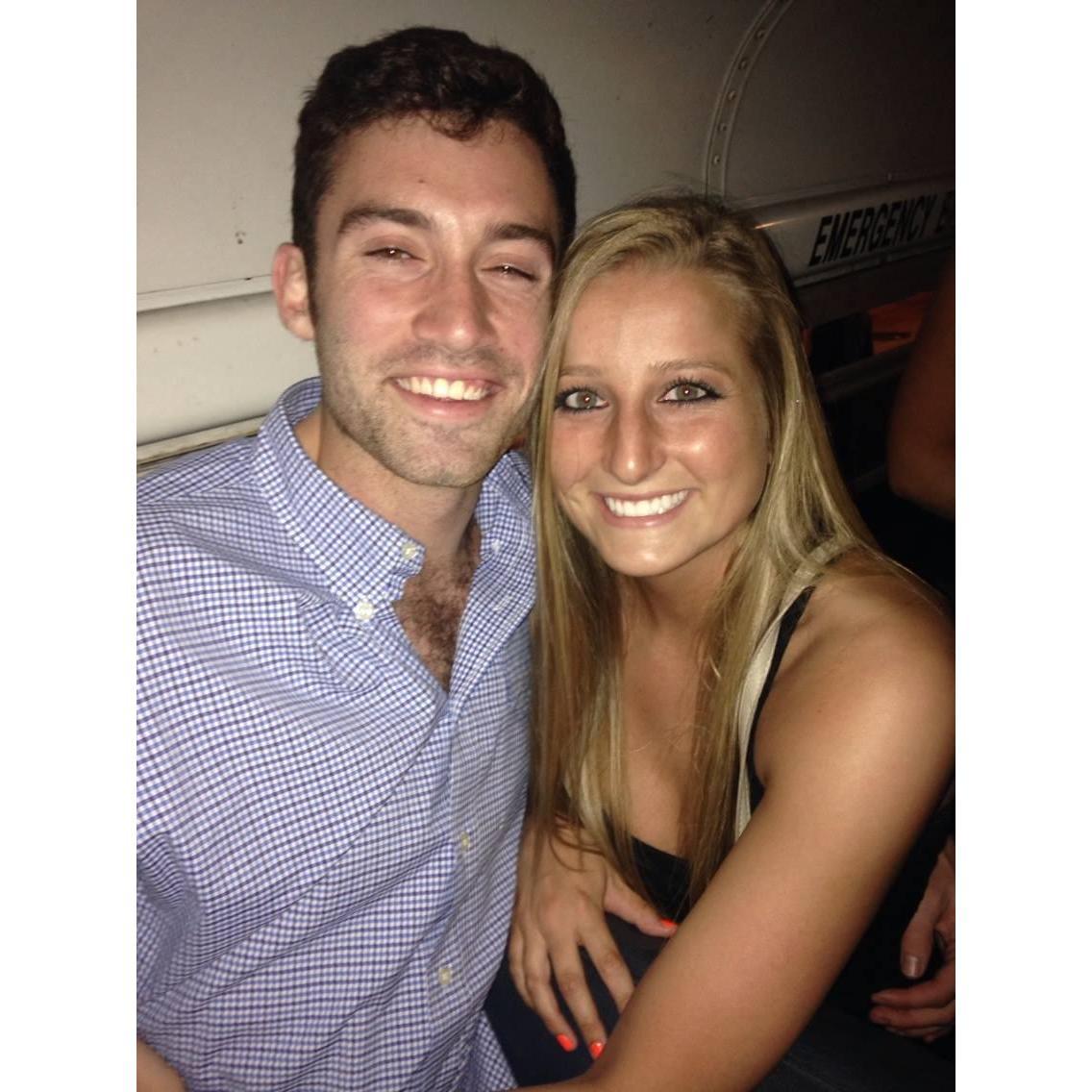 Ran into each other in Miami on Spring Break- 2014
