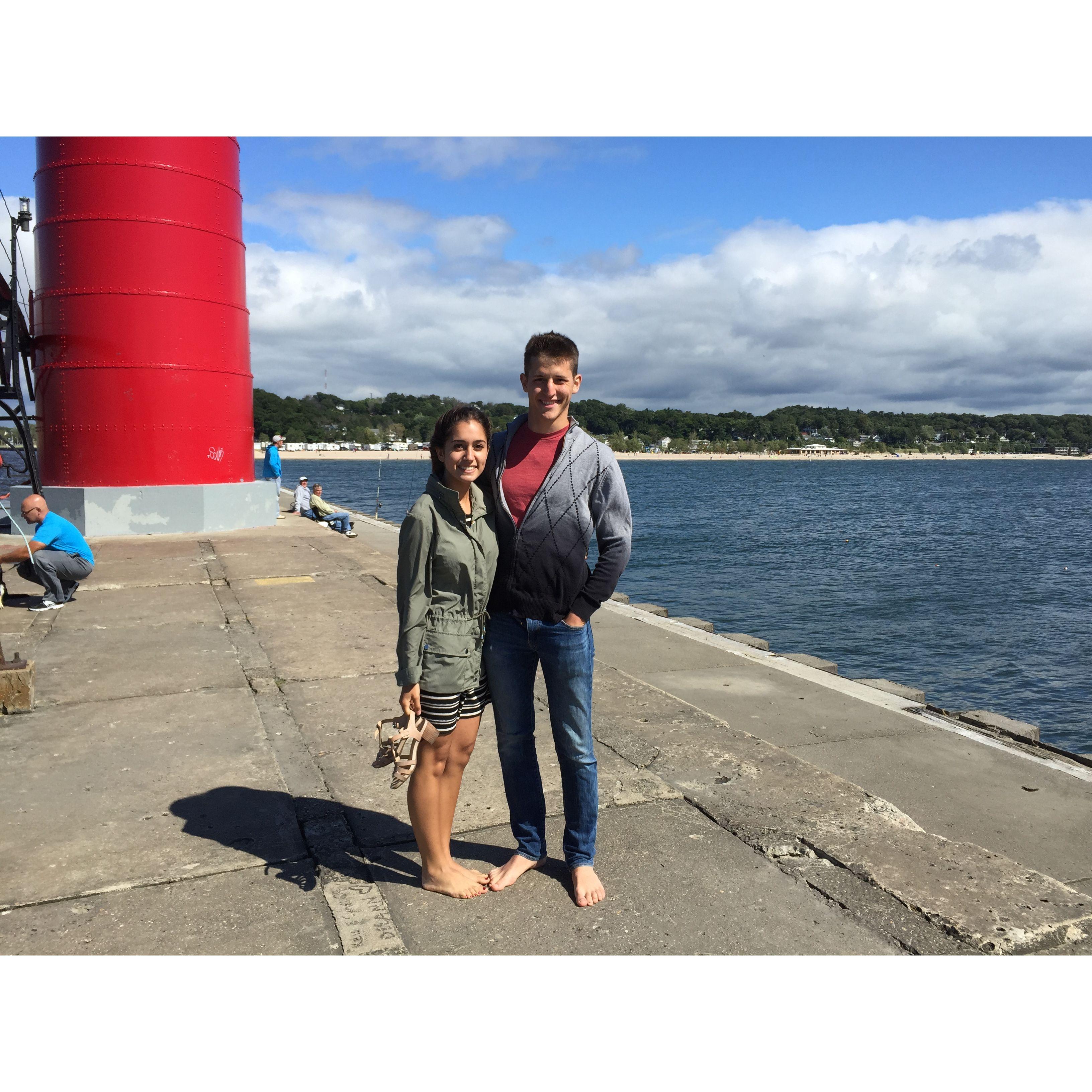 Summer date in Grand Haven, MI (August 2015)