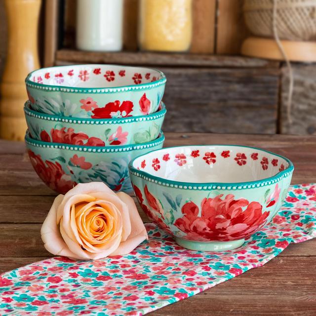 The Pioneer Woman Gorgeous Garden Bowls, Set of 4