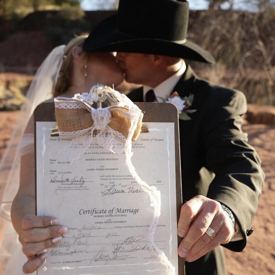 We did it and sealed it with a kiss 😘