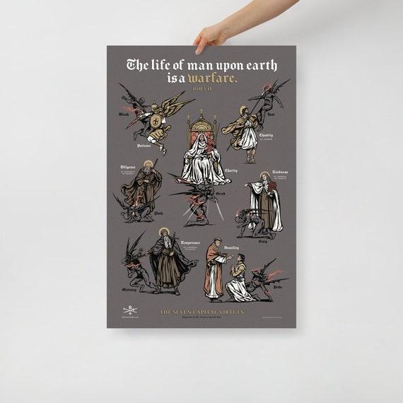 Spiritual Warfare - The Seven Capital Virtues Poster
