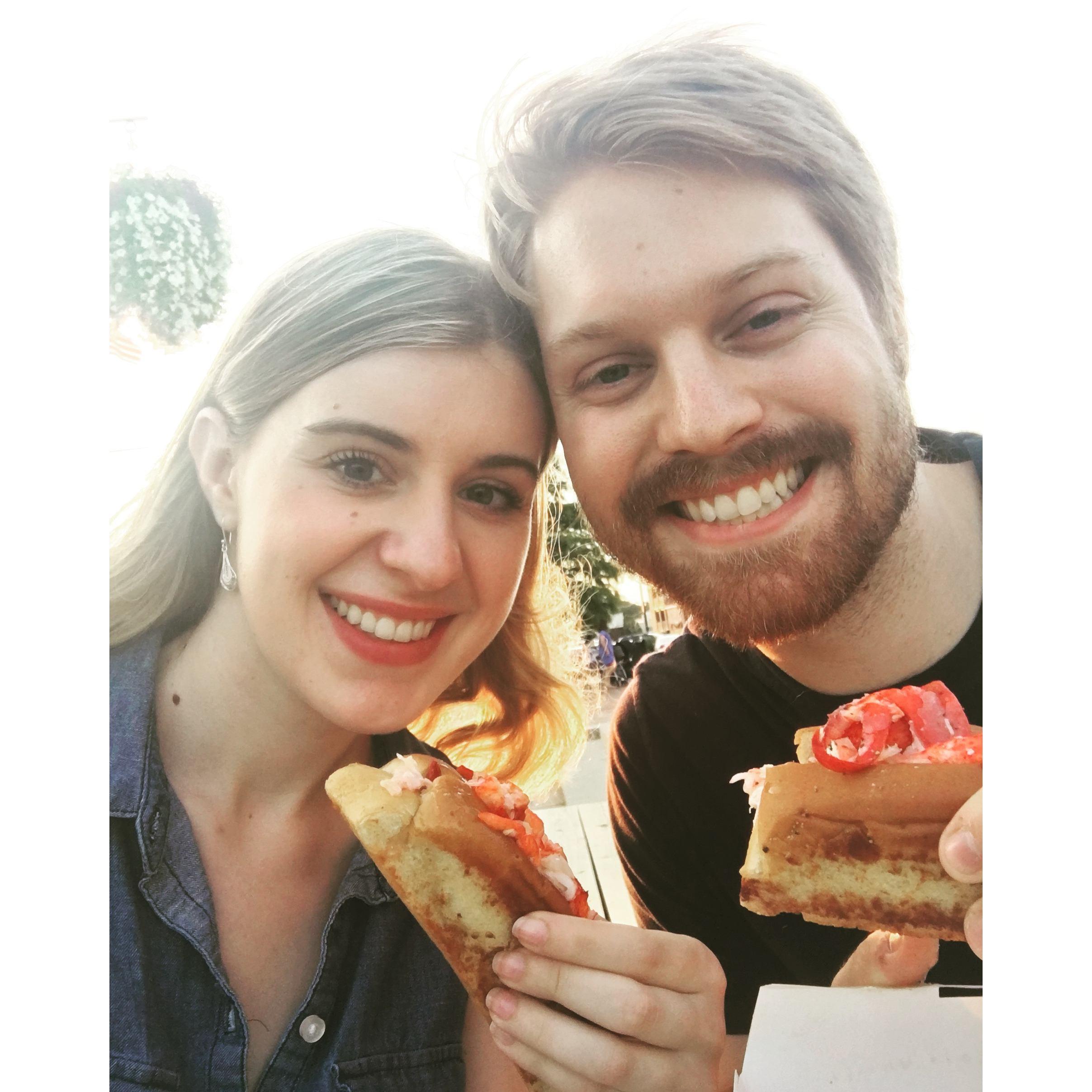 Maryland lobster rolls at the Annapolis waterfrong
2018