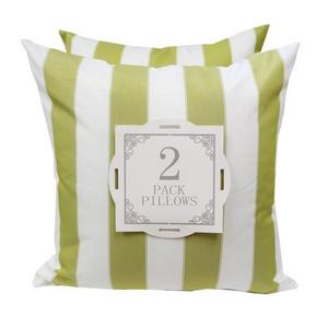 Outdoor Throw Pillow (set of 2) - in Lime Green