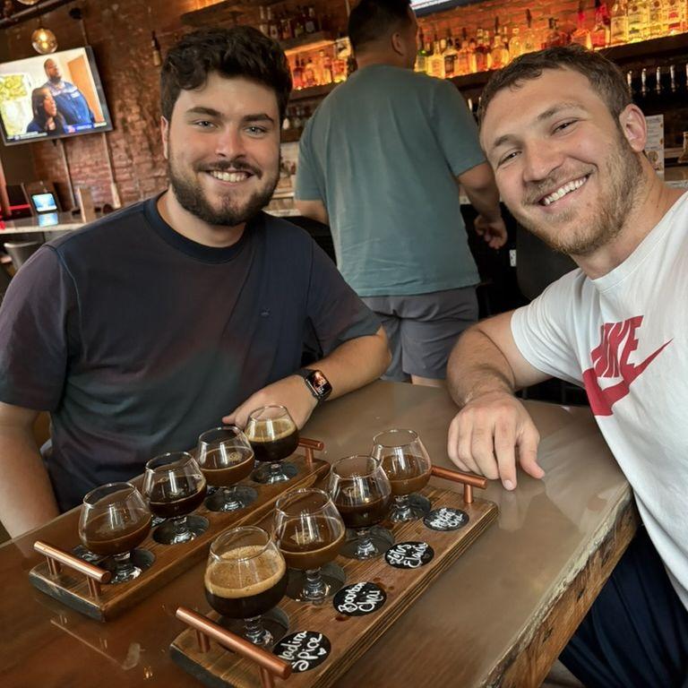 Espresso martini flight with Roger at our new favorite neighborhood spot