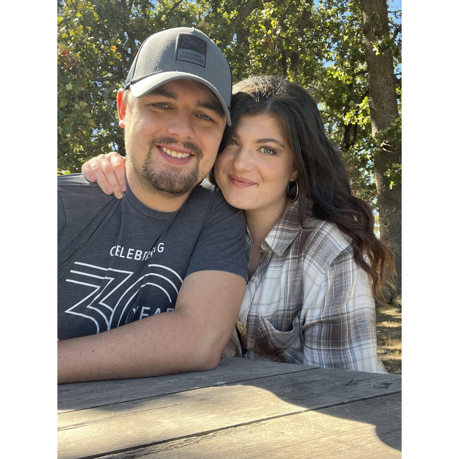2022: Enjoying living together in Fayetteville, AR.