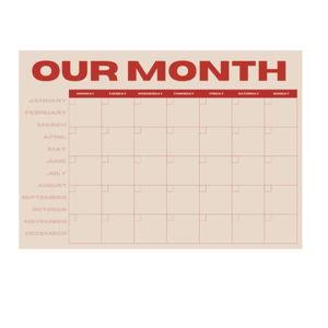 Our Month Planner