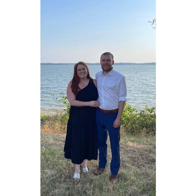 Celebrating our friends at their wedding with our high school crew!