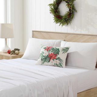 Festive Palms Decorative Pillow