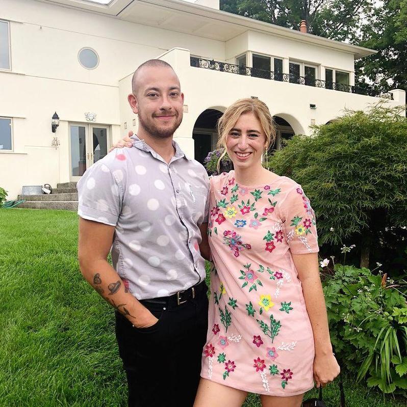 first time at our wedding venue together, also known as Riley's Aunt Brenda & Uncle Ross's house!