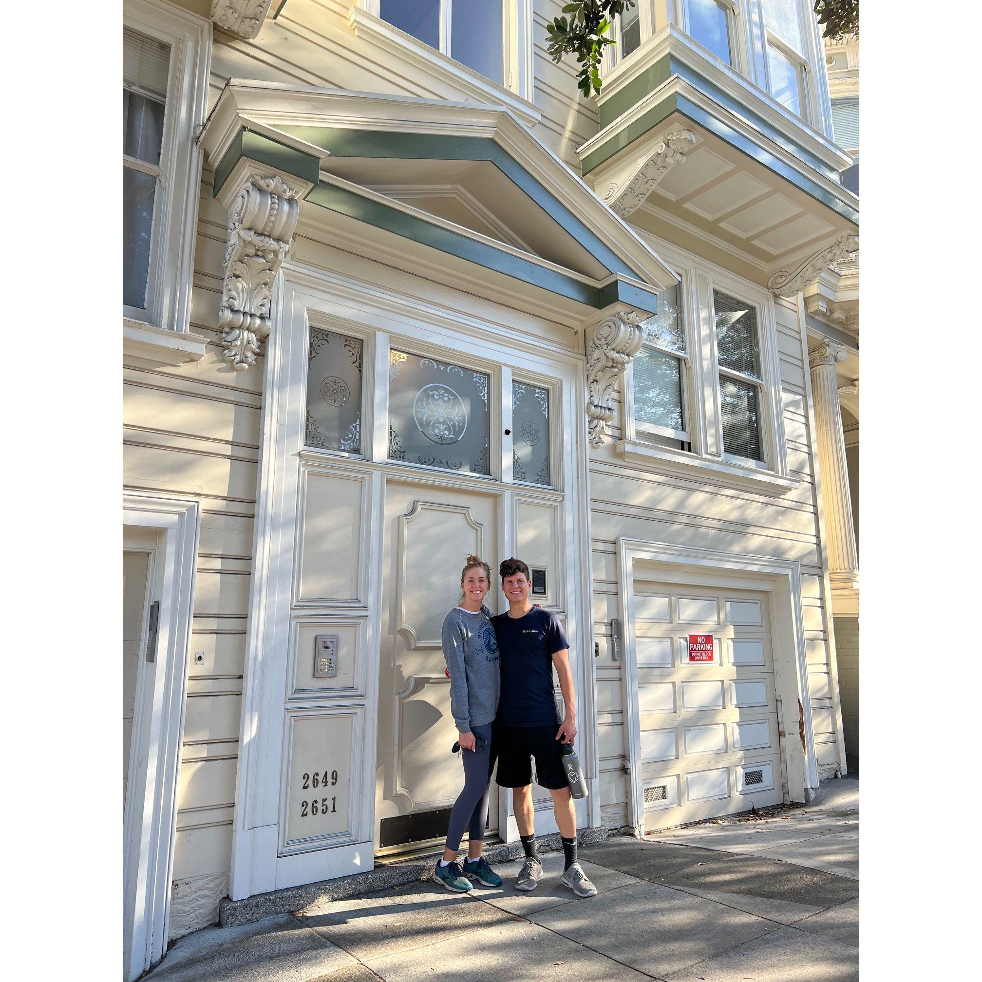 Our first apartment together!