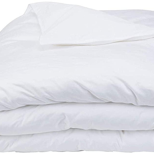 Duvet Cover King White - Luxurious Hotel Feel Cotton - 500 Thread Count - 100% Pure, Super Soft, Premium Cotton - King 104" x 90"