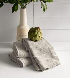Bamboo Hand Towel Set - Harbor Gray