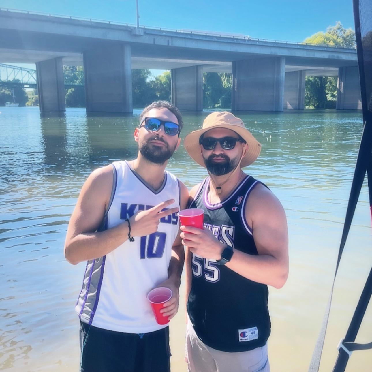 Abraham and his Best Man Stely.