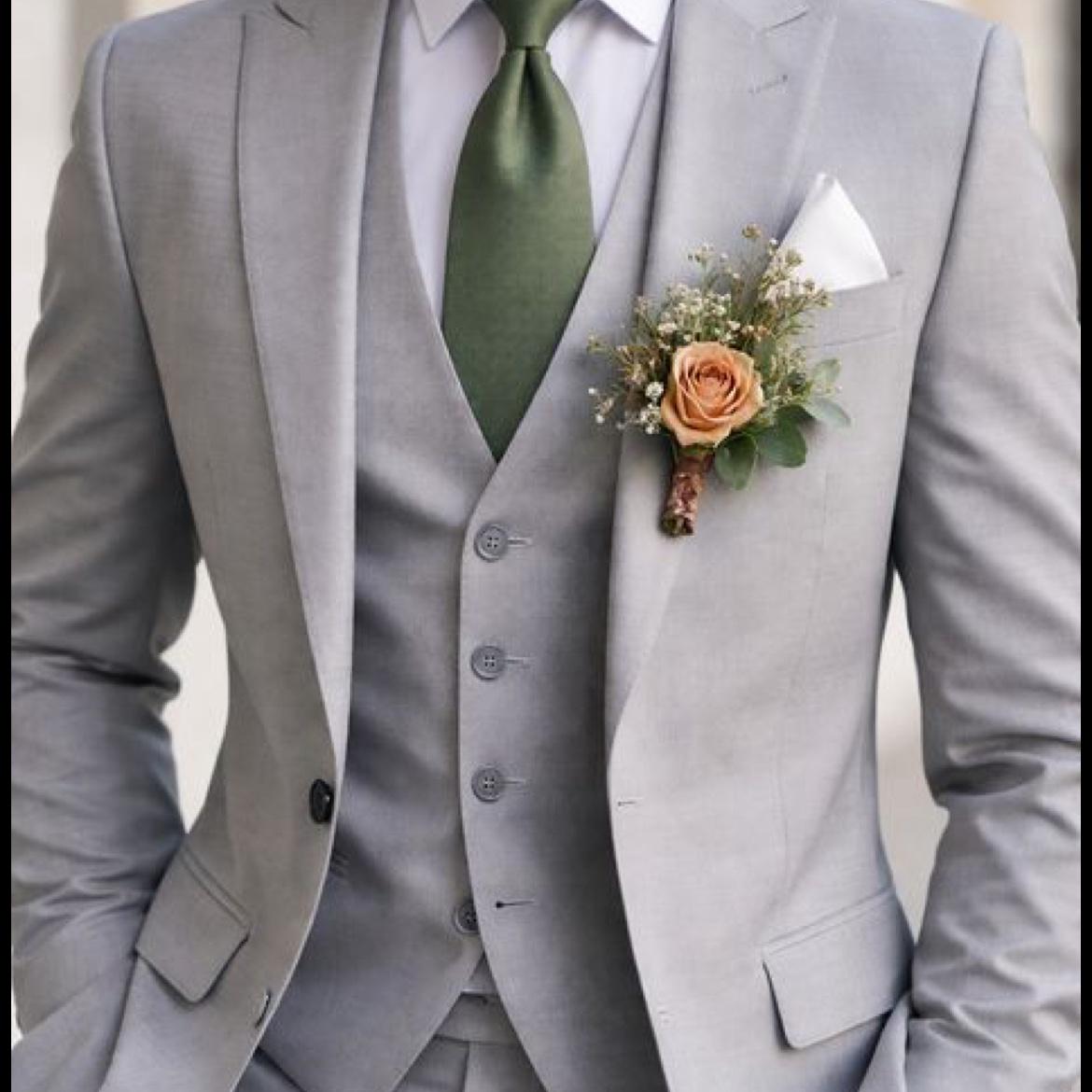 Sample of suit and tie.