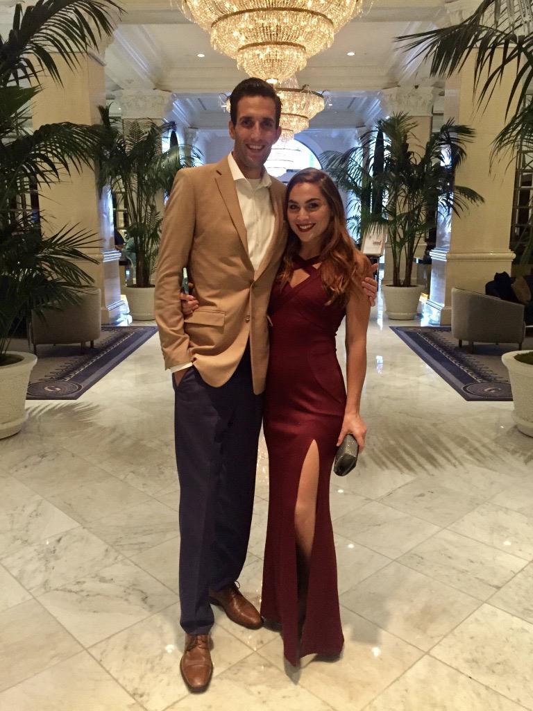 Dressed up for the San Diego Symphony