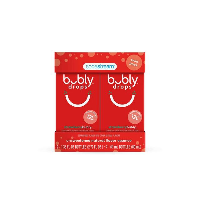 SodaStream bubly 2pk Strawberry Drops