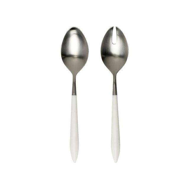 Ares Argento & White Salad Serving Set