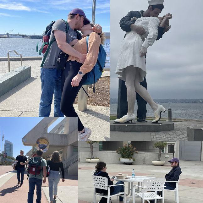 March 2025: Will and Nicole's mom, Cyndi, explore San Diego and bring Nicole lunch everyday while Nicole attends a conference.