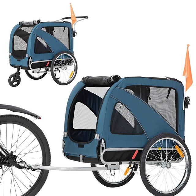 Sepnine 2 in1 Large Pet Dog Bike Trailer Bicycle Trailer and Jogger