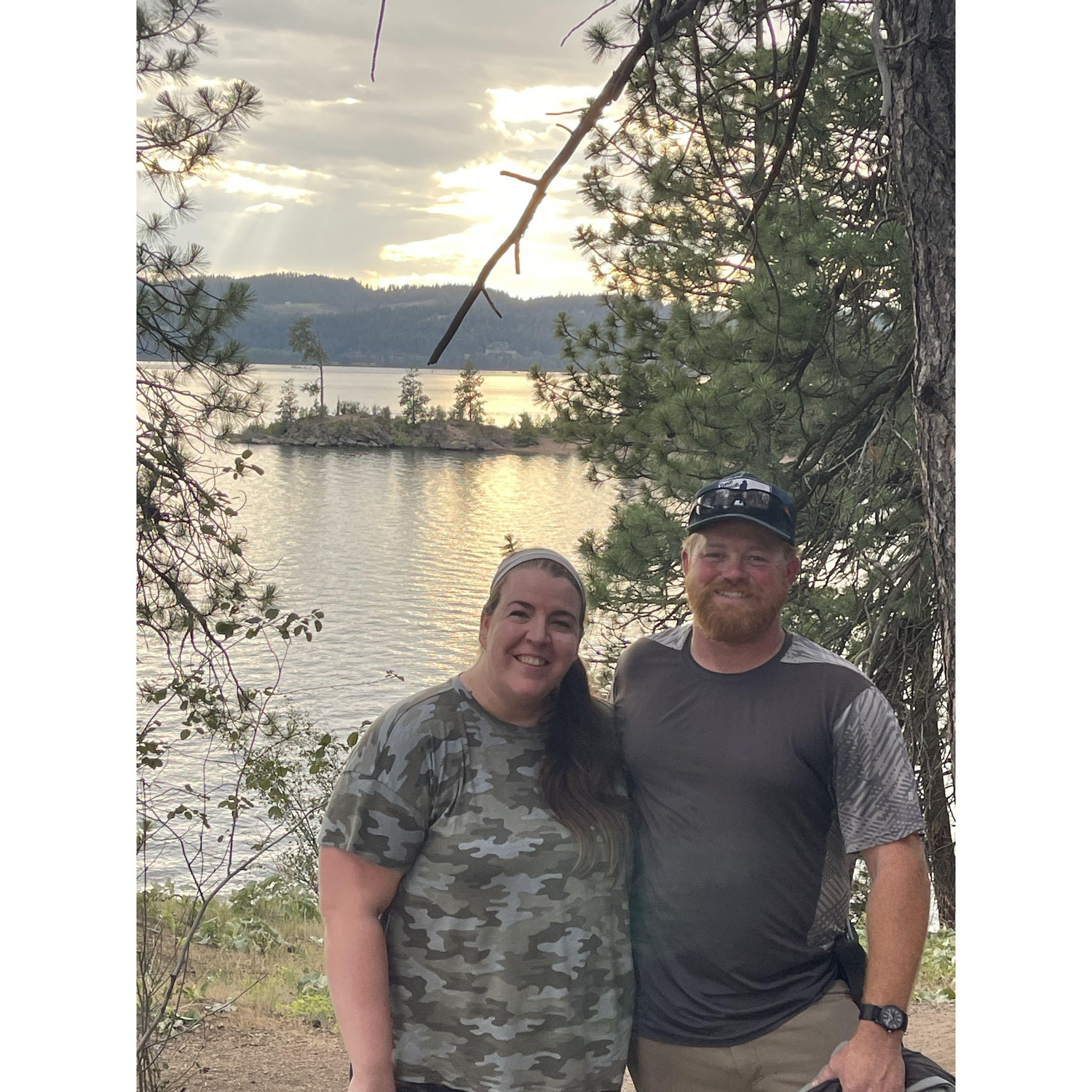 Hike on Tubbs Hill in Coeur d' Alene, ID.