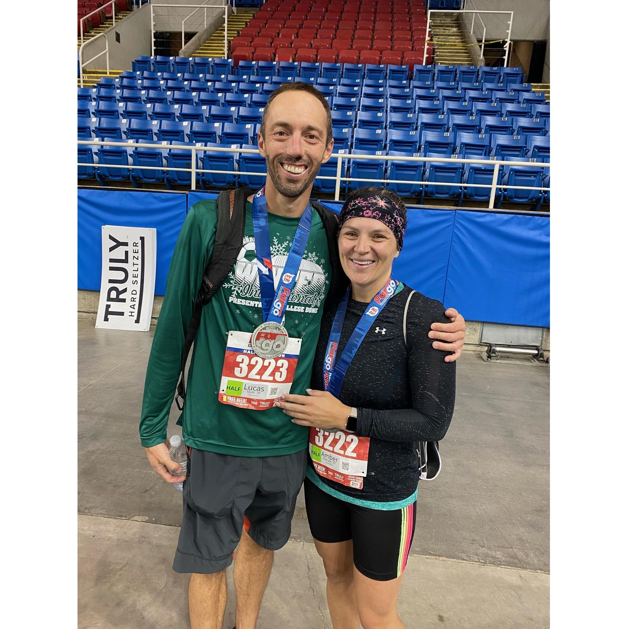 The things you do for love...Fargo Half-marathon (September 2021)