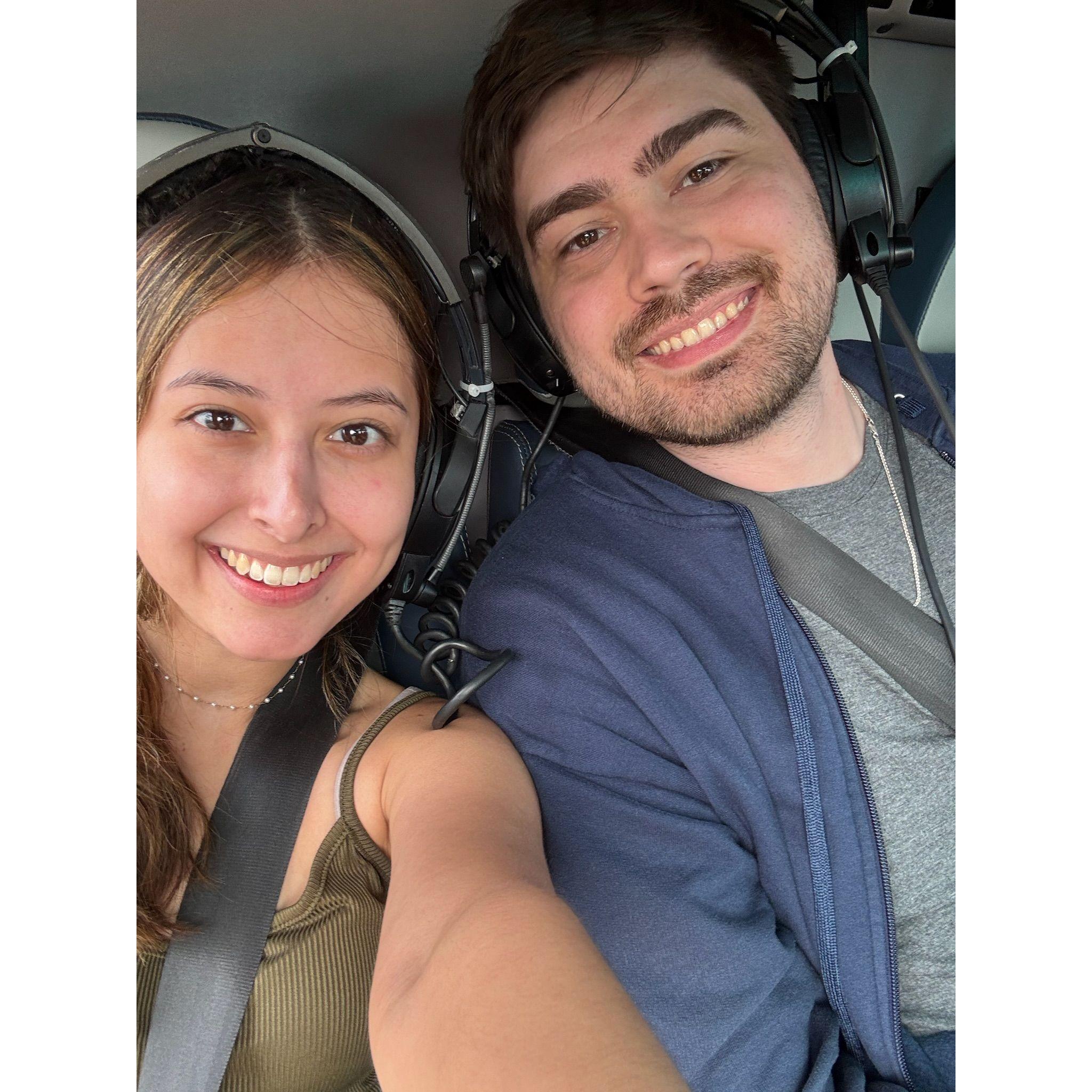 Helicopter ride of Kauai, Hawaii (this was right before we saw Jurassic Falls)
