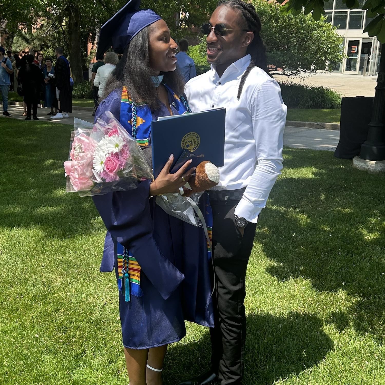 Cherelle’s graduation ceremony