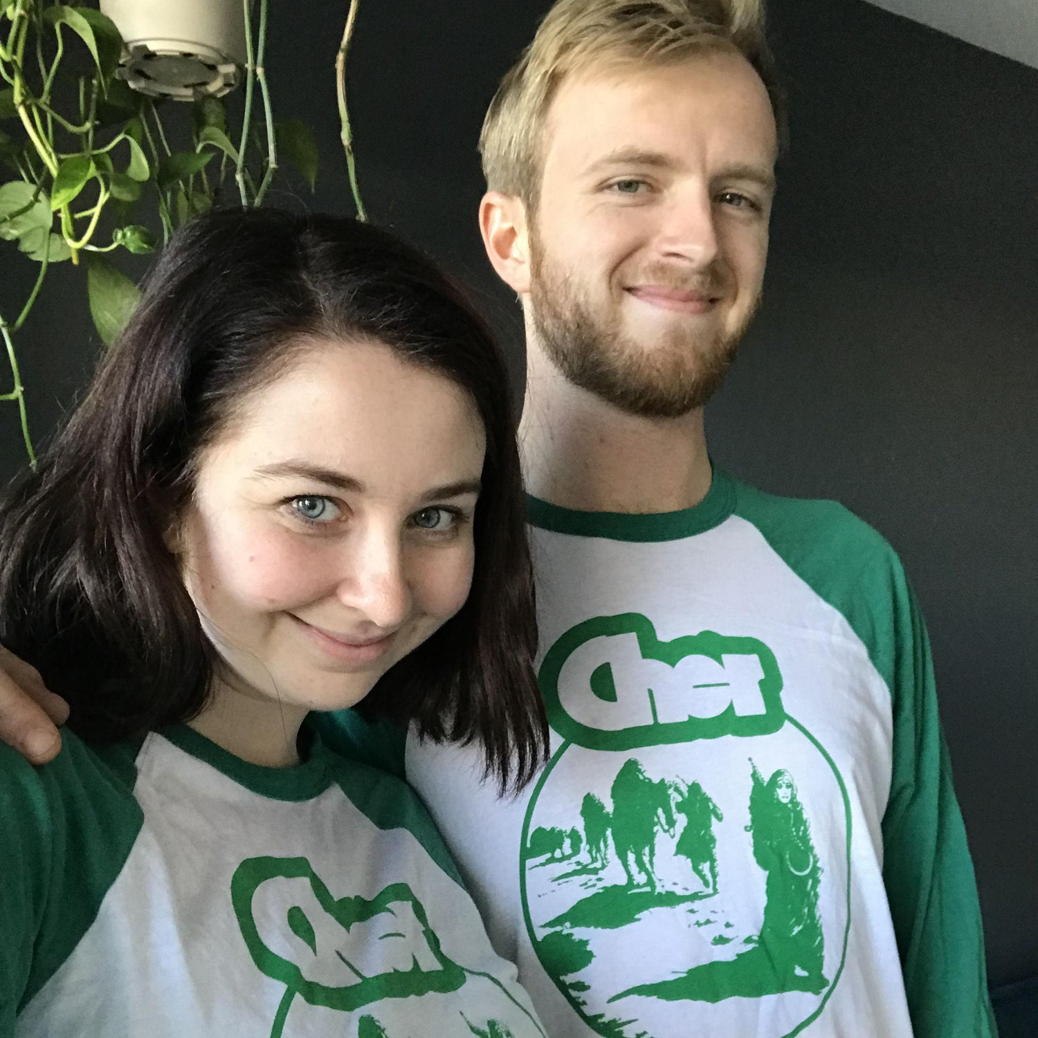 Our matching Cher-Sleep T-Shirts, 2019