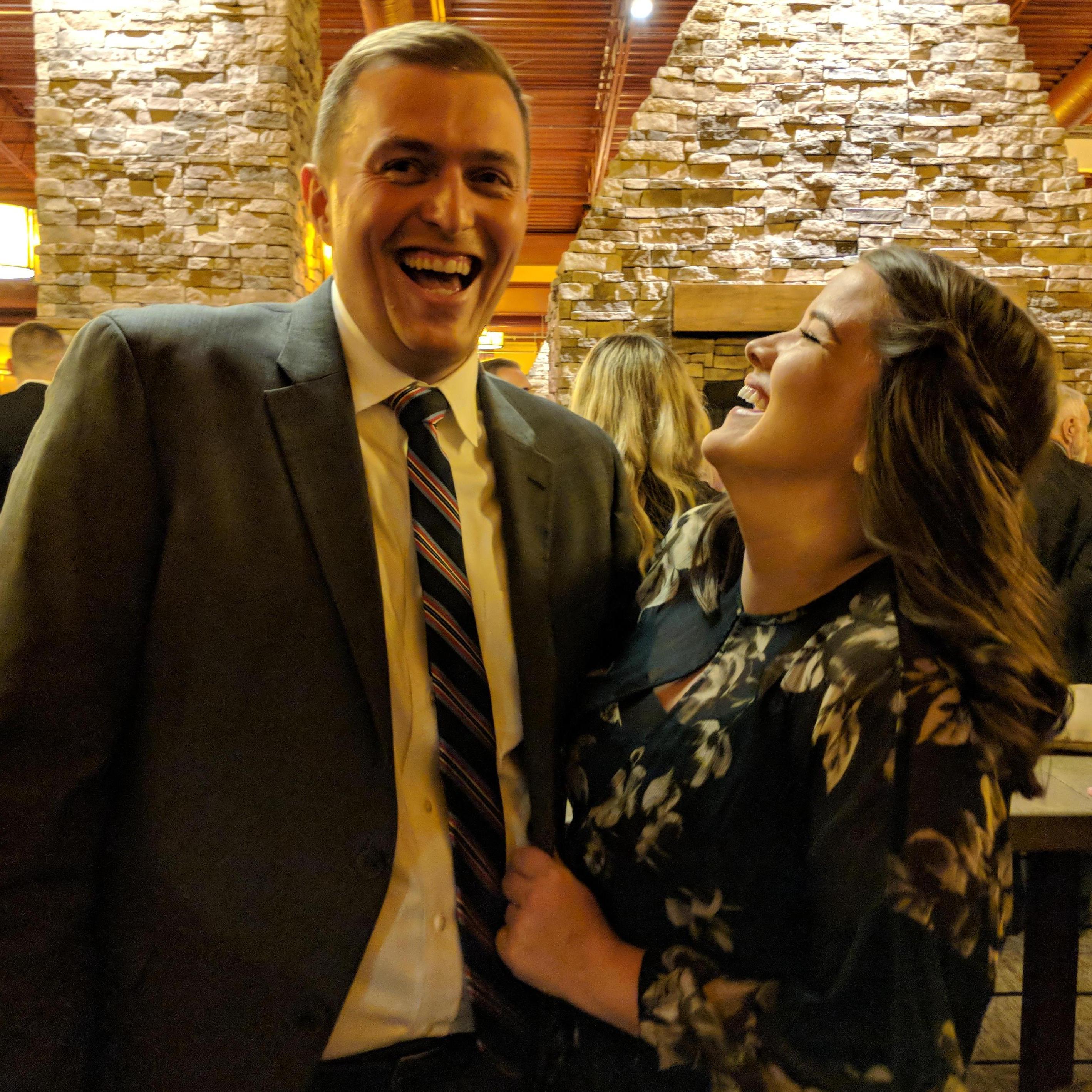 Having the time of our lives at the McClellan wedding!