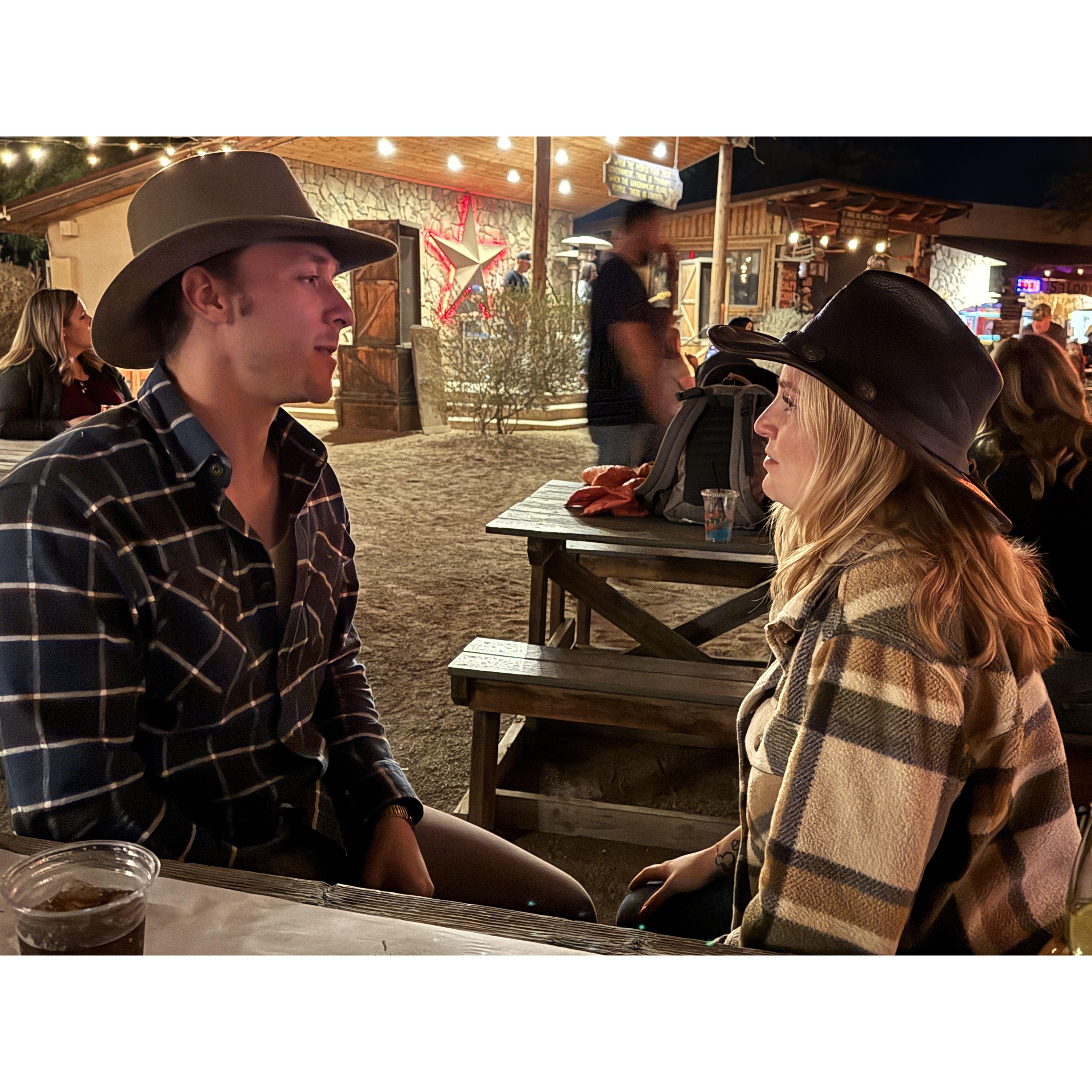 Just call us the sheriff and deputy of date night