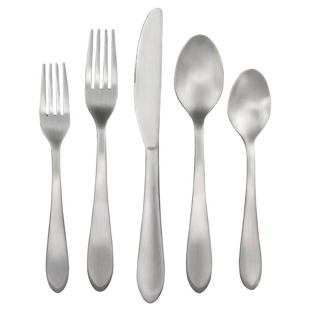 Cambridge Lourdes Satin 45-Piece Flatware Set, Service for 8