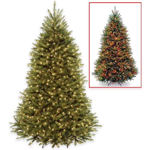National Tree 7.5-Foot Dunhill Fir Christmas Tree with PowerConnect™ Dual Color® Lights