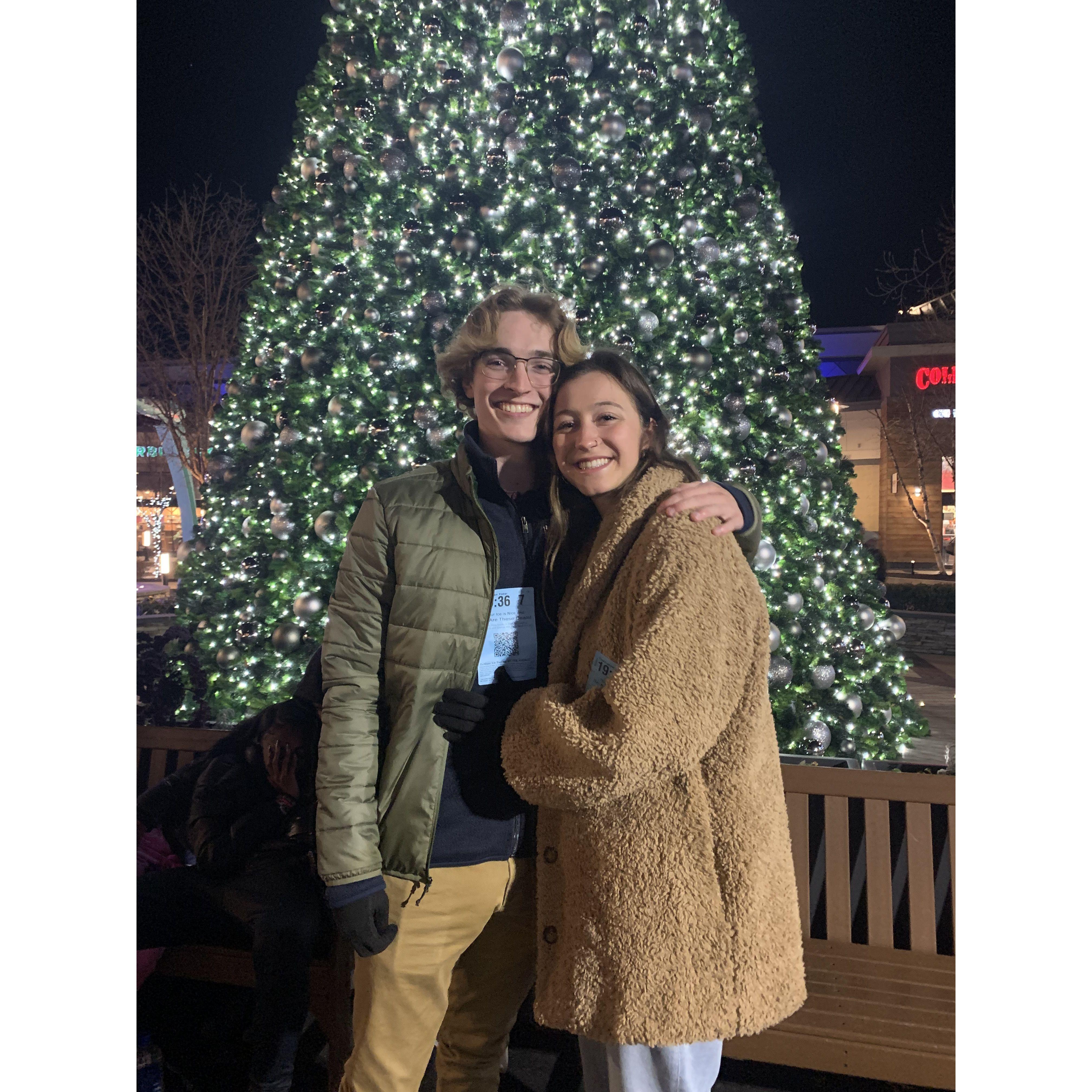 Shane and Molly's first date! Random middle schooler said "aw you guys are so cute! Can I take your photo?"