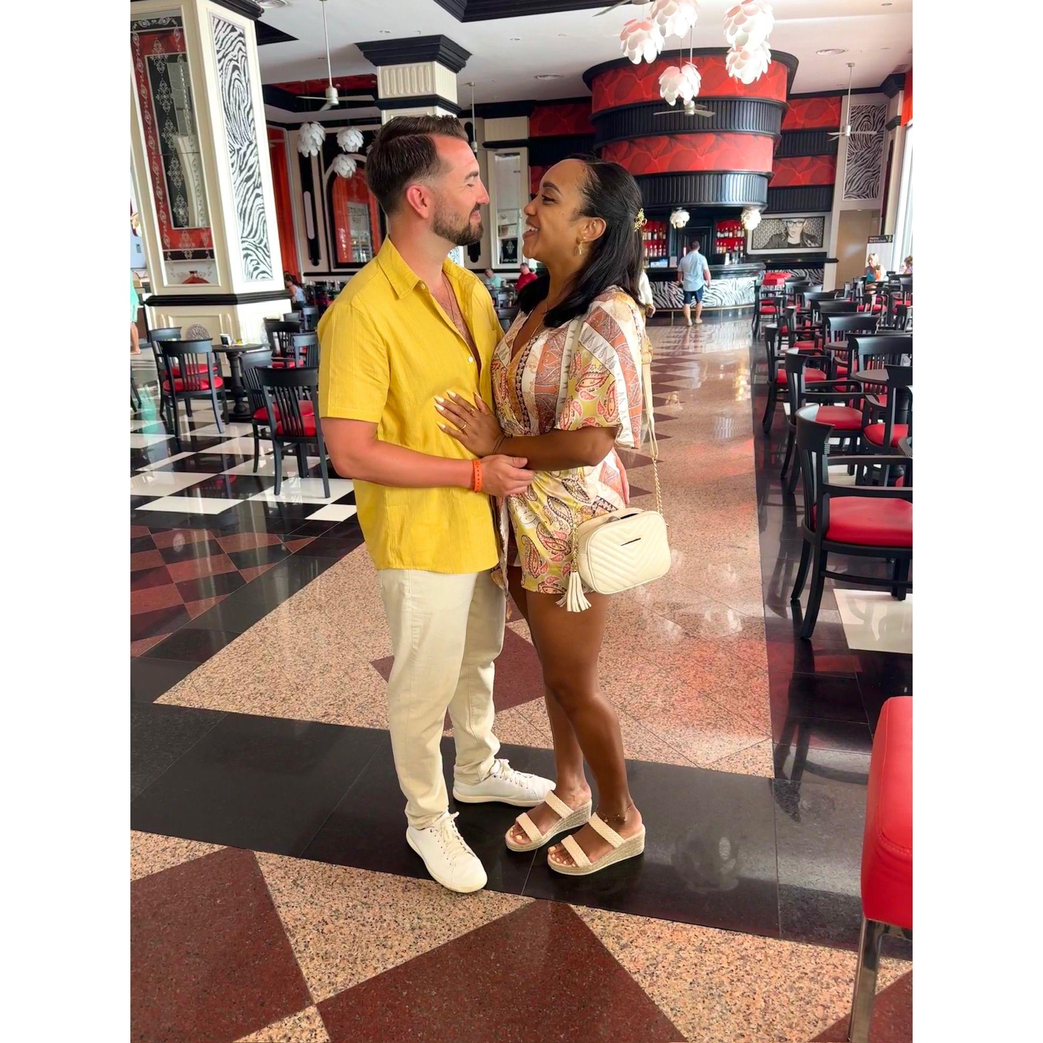 Celebrating a friend's wedding in Aruba