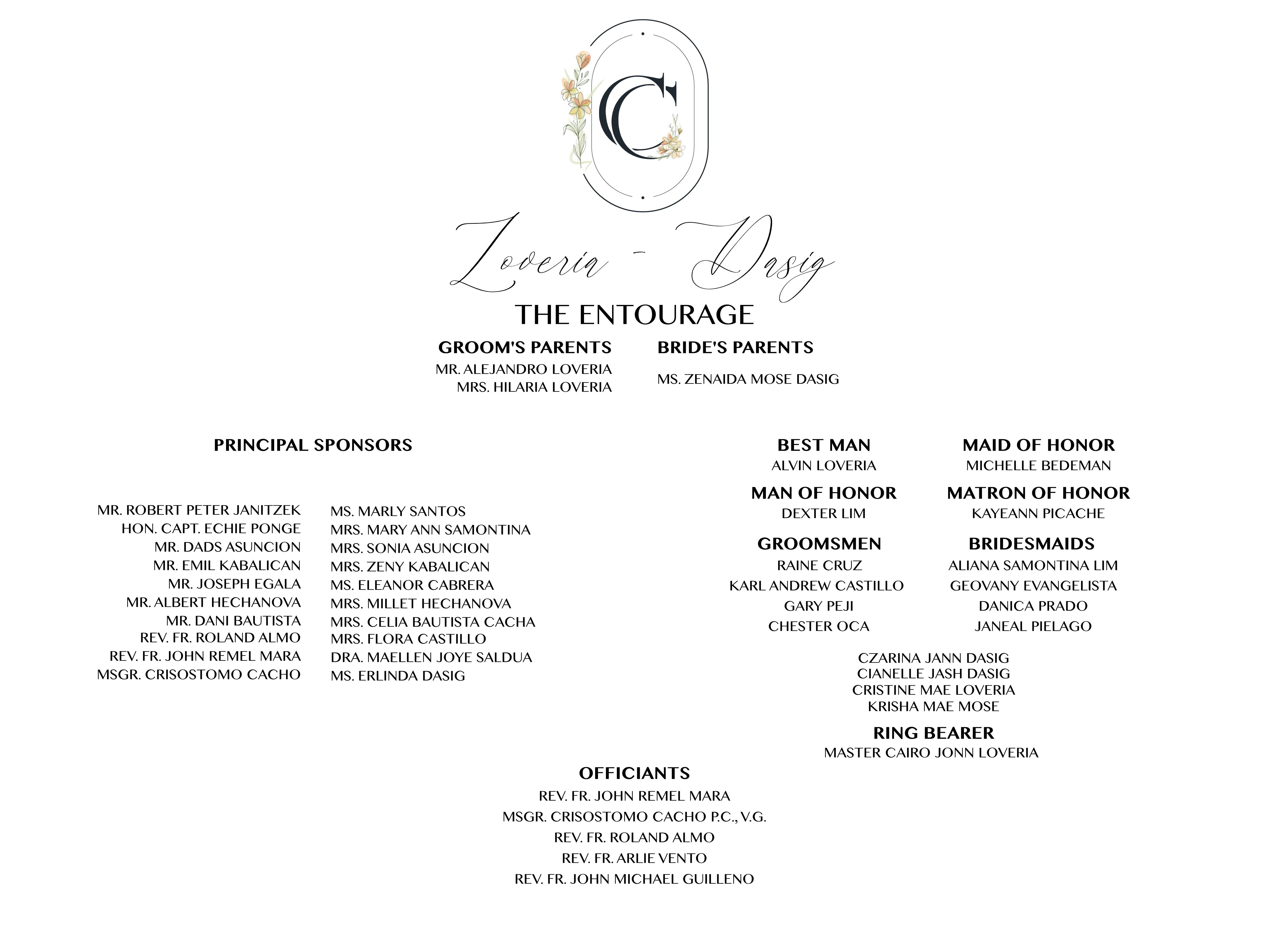 The Wedding Website of Christopher Loveria and Cathrine Joyce Dasig