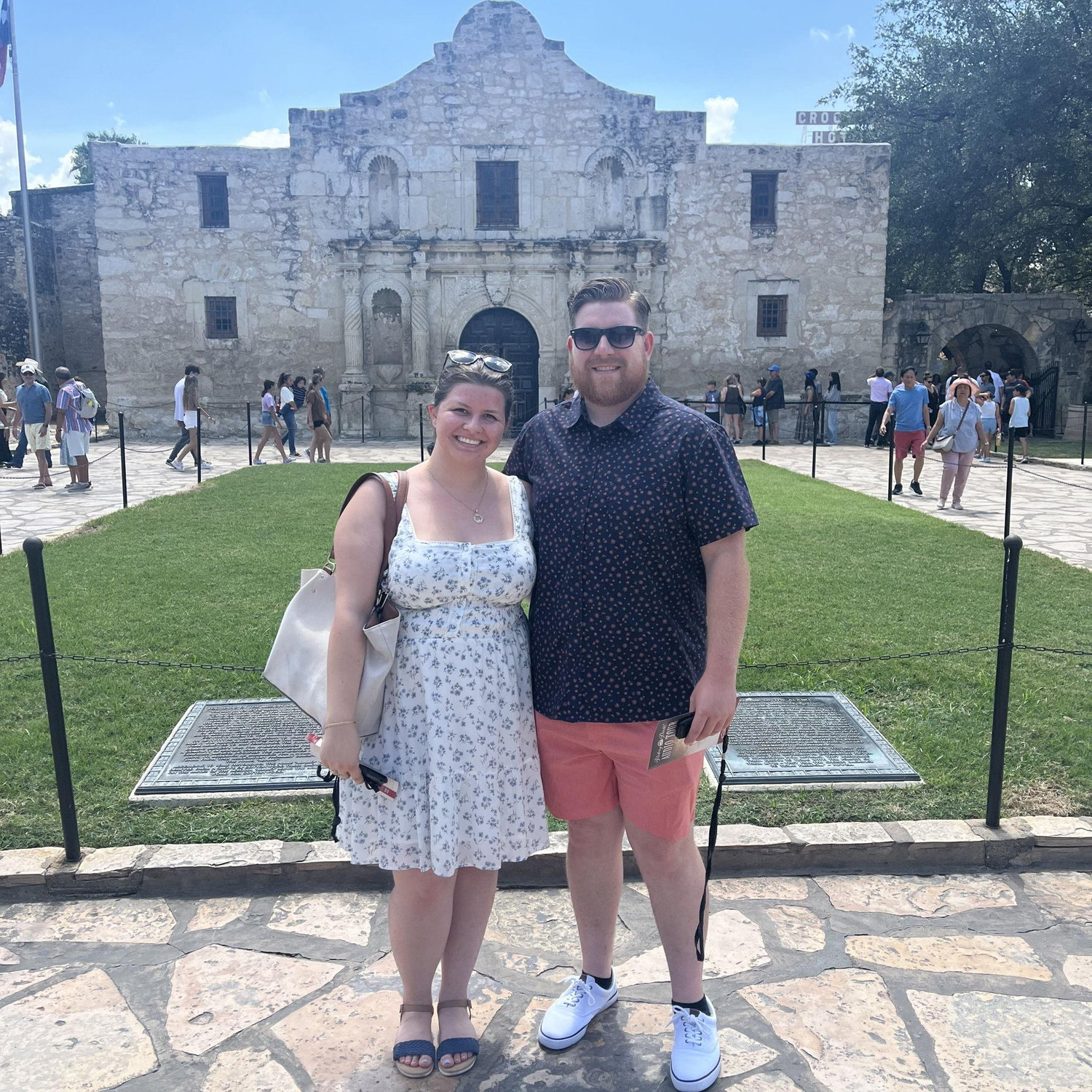 Evan visiting Madeline while she was on clinical rotations in Texas! Remember the Alamo!