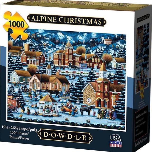 Dowdle Jigsaw Puzzle - Alpine Christmas - 1000 Piece