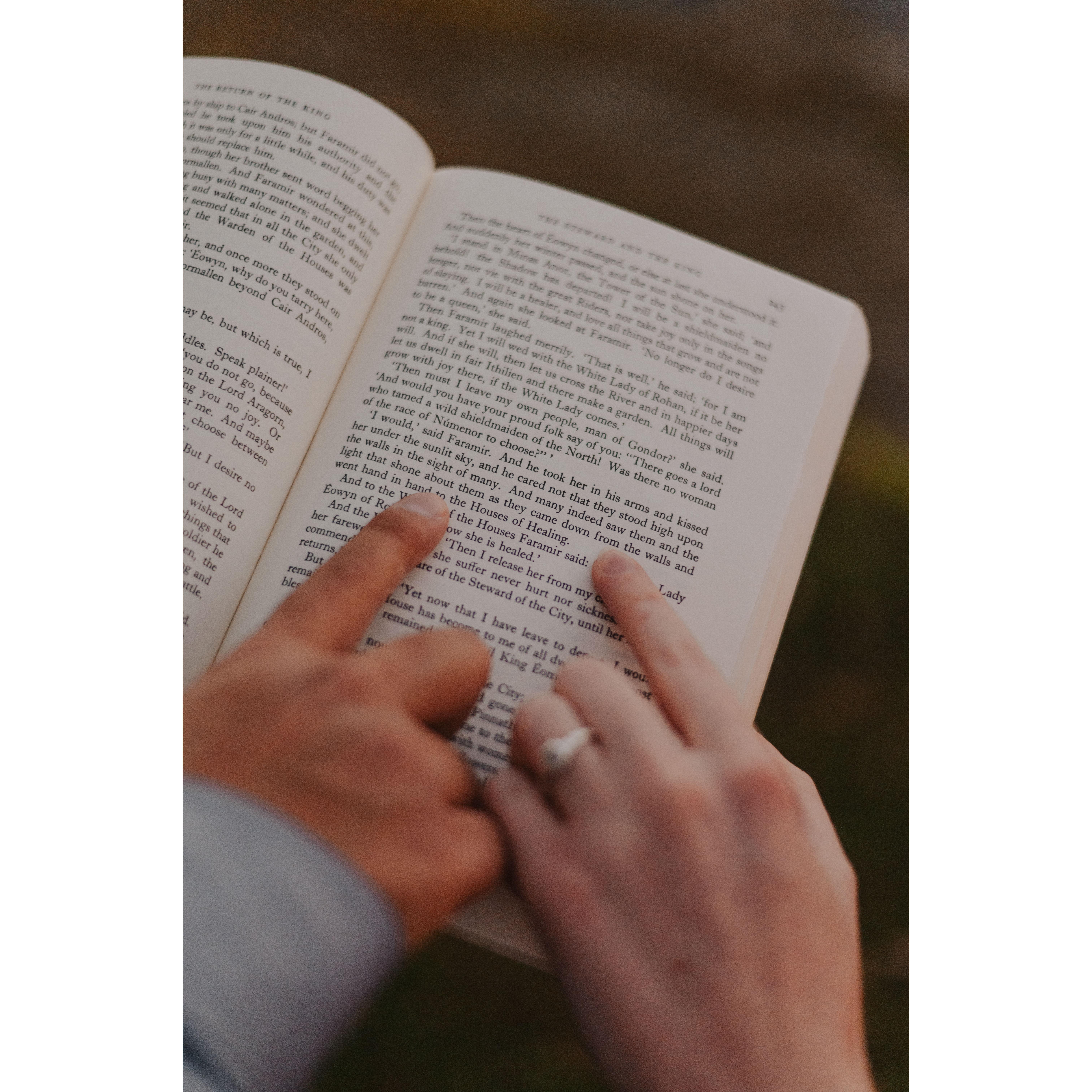 One of the most romantic passages in the Lord of the Rings, featuring one of Emily's favorite characters, Faramir. Photo Credit: Lindsey Angus of HeartSpeaksVisuals.