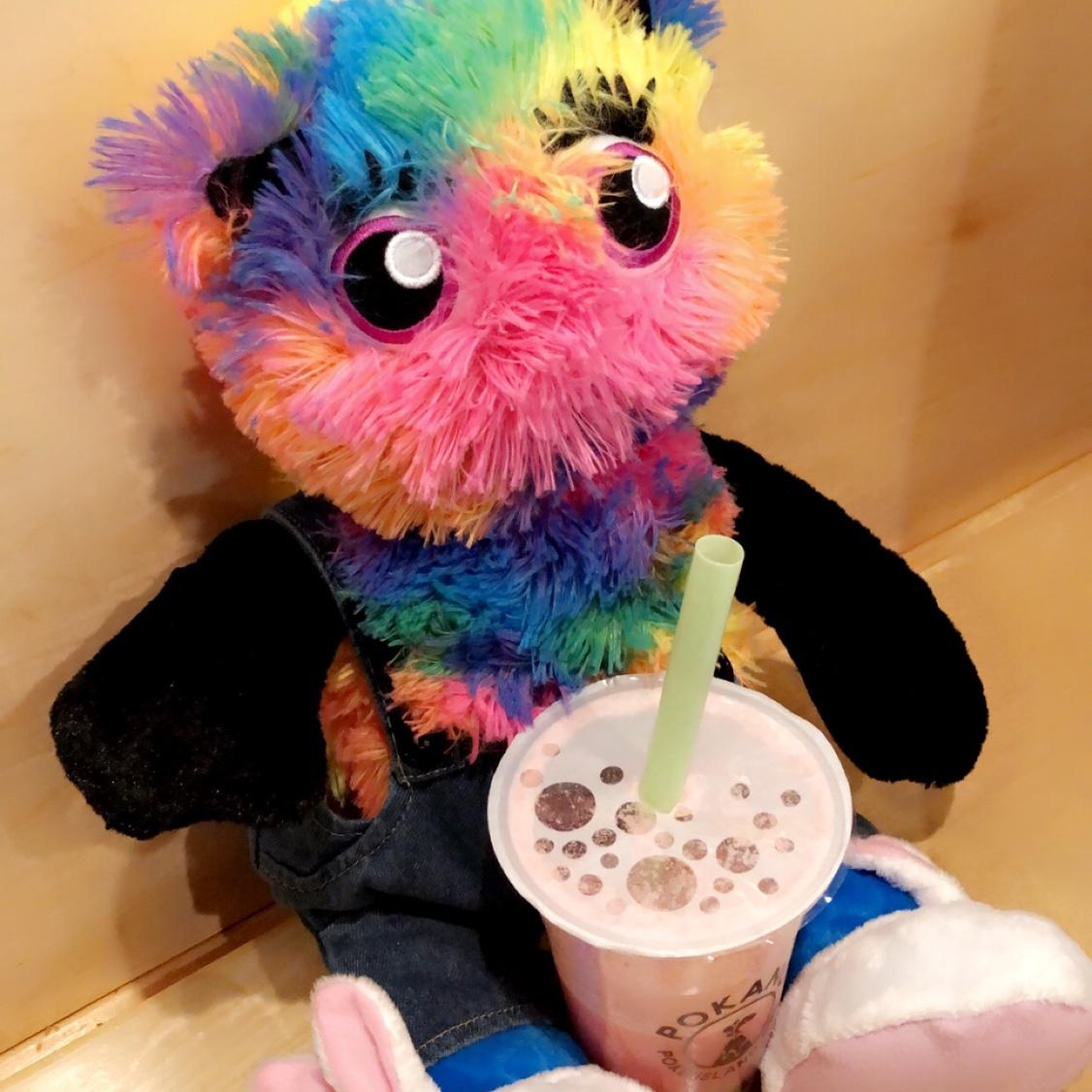 Braxton here is a stuffy that we made together at Build-a-bear on one of our earlier dates. We used to treat him sort of like Flat Stanley, taking him everywhere with us and taking pictures of him