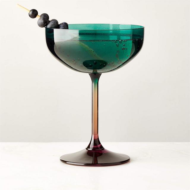 Marie Green Coupe Cocktail Glass by Azeeza